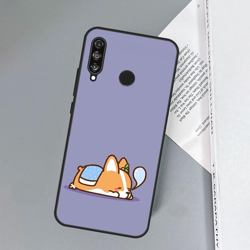 Мультяшный корги Для Huawei Nova 11i 12i 12s 8i 7i Y73 Y70 Y90 Y60 Y72 Y61 Y91 9 10 SE P30 Pro P40 Lite Чехол