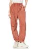 Emi Elastic Waist Parachute Pants Women's Water-Repellent (13WFP234035, BRW)