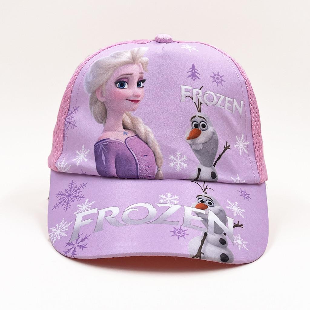 Baseball Character Frozen Hat With Breathable Polyester Material Protection Sun