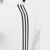 Adidas Однотонная женская куртка с воротником-стойкой и длинным рукавом на молнии, белая HB3580