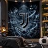 Wall Hanging Tapestry Juventus FC Print Cloth for Living Room Bedroom Home Decor