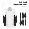 4 Pairs Propeller Props Blade Replacement for DJI Mini 3 Pro Drone Low-Noise Quick-Release Blades Prop Wing Fans Spare Parts