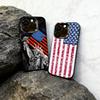 Чехол для телефона США для iPhone 17,16,15,14,13,12,11 Plus,Pro Max,XS,Цветной Серебряный Чехол для телефона Funda Cover