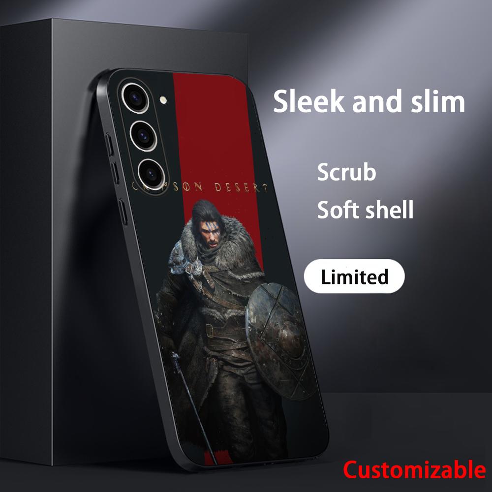 Crimson Desert hot game poster Phone Case For Samsung Galaxy S26 S25 S24 S23 S22 S21 Plus Ultra Note20 Soft Black