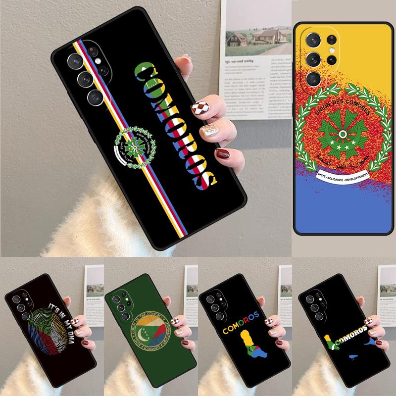 Чехол для телефона Флаг Коморских островов для Samsung Galaxy note 10 pro S26 Ultra S23 S24 FE S25 S21 S22 PLUS ударопрочный