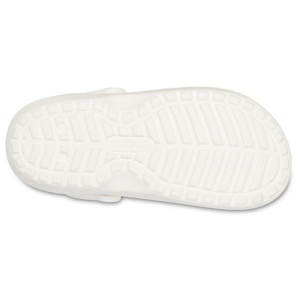 Crocs 203591 10 м Классические сабо с подкладкой Белые Серые