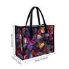 Colorful Stained Glass Pattern Tote Bag Large Capacity Fashion Shoulder Bag for Daily Use