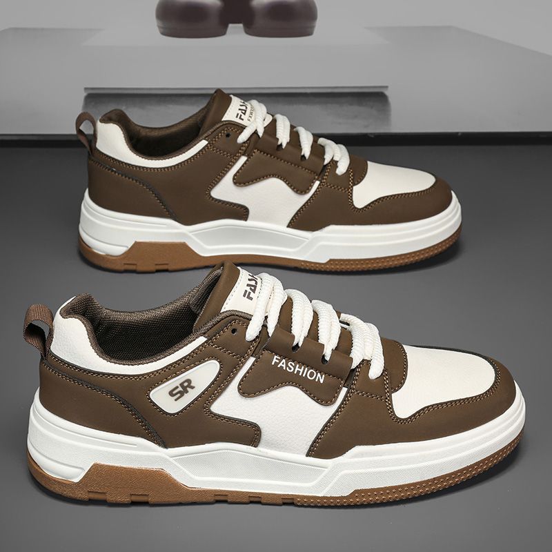 Новая весенняя обувь Мужская водонепроницаемая спортивная обувь Повседневная обувь Низкий верх Плоская подошва Универсальная Дышащая Мужская обувь