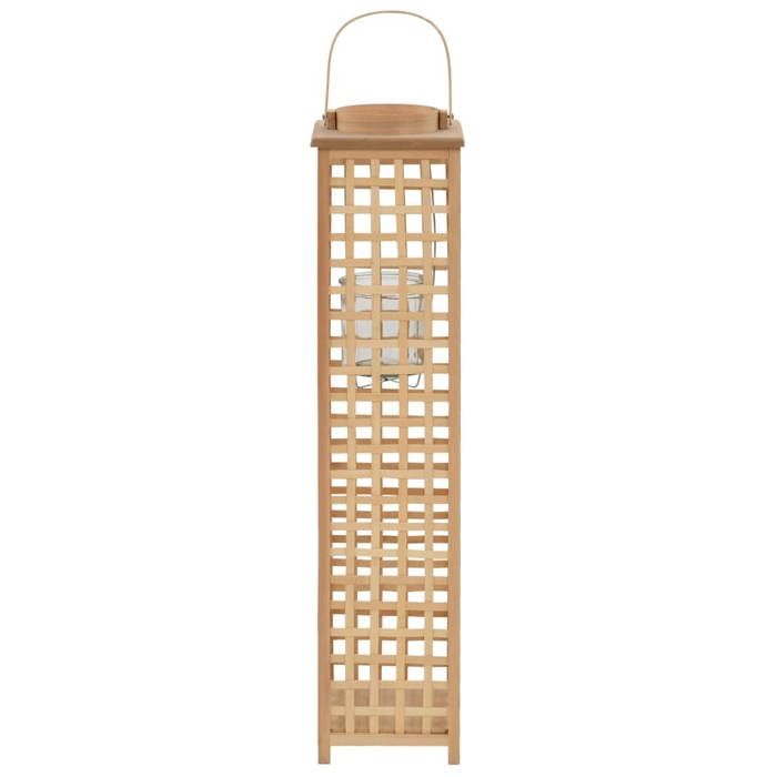 Maison Exclusive - Bougeoir suspendu Bambou Naturel