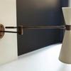 Бра Mid Century White and Brass – современный промышленный настенный светильник, освещение для домашнего декора, настраиваемый светильник