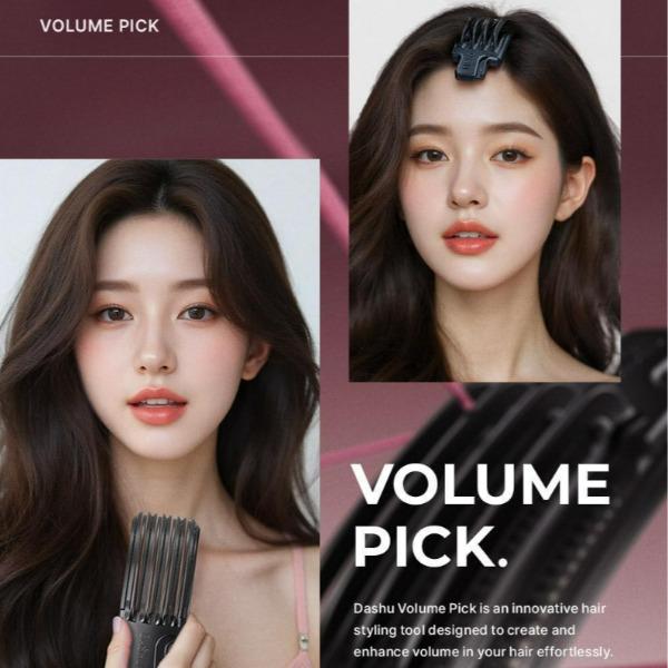 DASHU Ежедневный зажим для волос Pick Черный 1 шт.