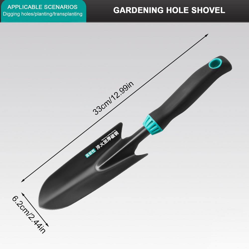 4 шт. Садовые совки Ручной инструмент Маленький набор посадочных лопаток Тепличная лопатка для пересадки цветов Копающий грабли Для походного снаряжения