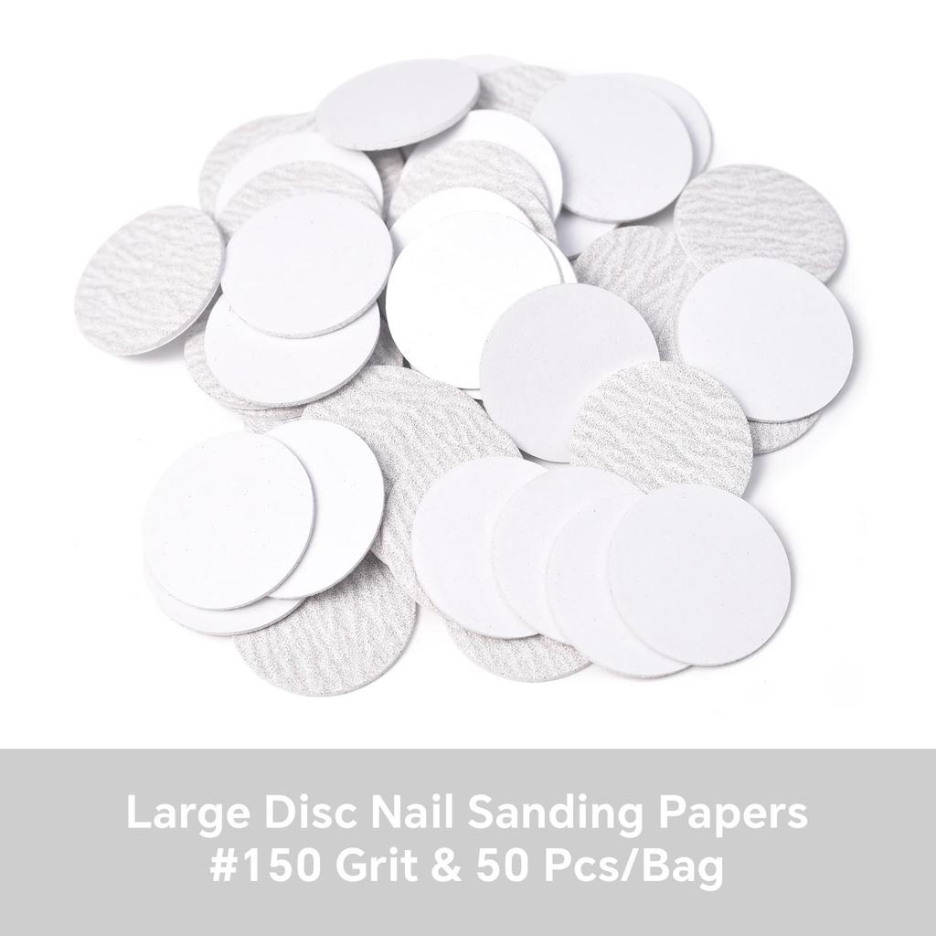 Набор сменной наждачной бумаги для удаления ороговевшей кожи для маникюра и педикюра с металлическим диском, насадка для ногтевой дрели, средство для удаления мозолей, аксессуары для ухода за ногами