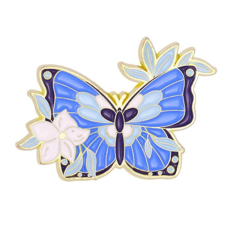 Cartoon Butterfly Collection Enamel Pins Colorful Butterfly Insect Moon Phases Moth Brooch Lapel Backpack Badge Jewelry Gifts