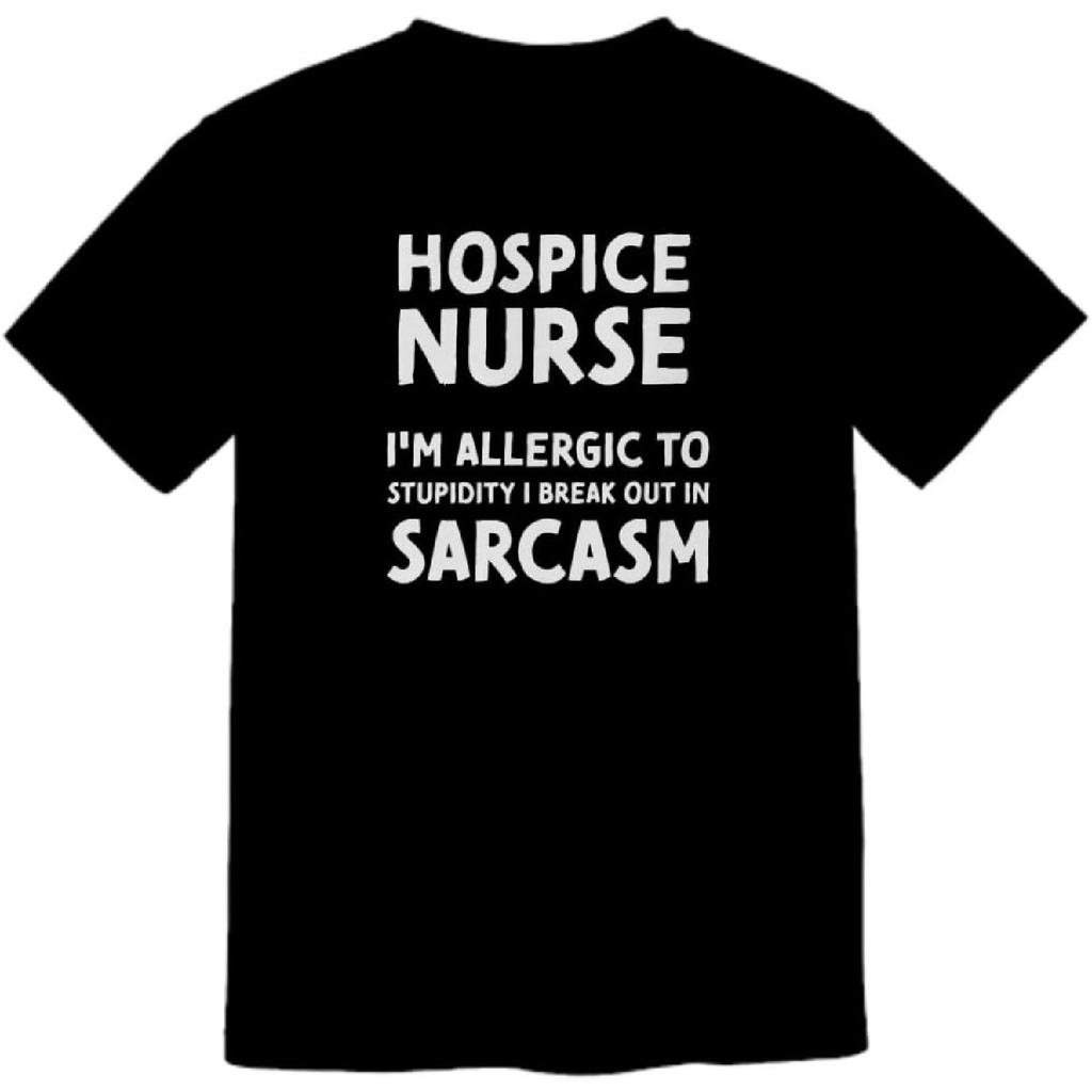 Hospice Nurse Shirt in Home RN Hospice Care Nurse Tshirt Funny Gift for Home Health Care Worker Retirement Comfort Color Tee