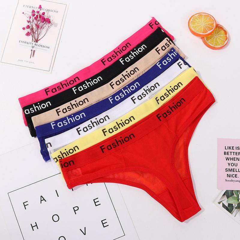 Женские кружевные стринги с надписью, сексуальные соблазнительные ультратонкие кружевные сетчатые прозрачные трусики, бесшовные трусы