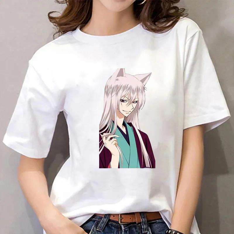 2021 японское аниме Томоэ и Нанами футболка с рисунком женские футболки Kawaii Fox летняя повседневная футболка с принтом манги