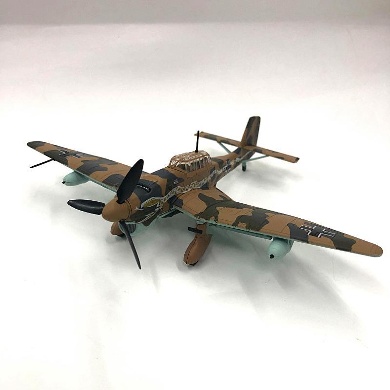 Масштаб 1/72 Литой сплав Модель Истребитель Юнкерс JU-87 Военный Ракетный Бомбардировщик Коллекционировать Подарки