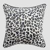 Zebra Print Decorative Pillow Cover Jacquard Piping Cushion Cover Without Core