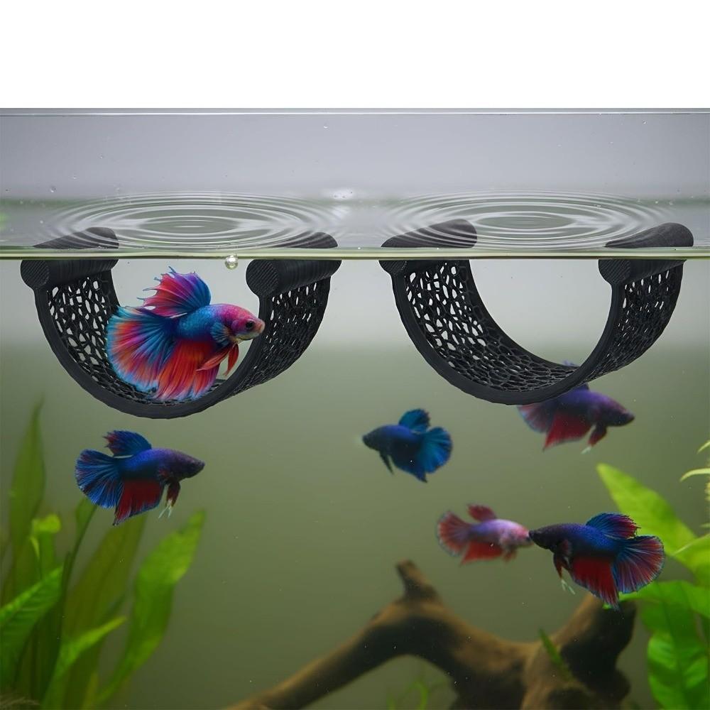 Plastic Floating Fish Hammock 3D Printing Aquarium Resting Platforms Small Aquatic Pets