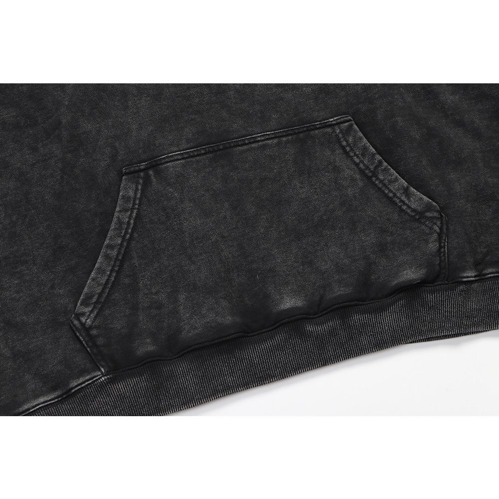 Толстовки мужские с капюшоном с принтом манги винтажные черные хлопковые толстовки хип-хоп уличная одежда большие толстовки с капюшоном одежда