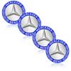 4pcs 56mm Aluminum Alloy Car Wheel Center Decal Hub Sticker For Mercedes Benz GLE GLC A B C E Class W176 W246 W205 W213 AMG Car Styling