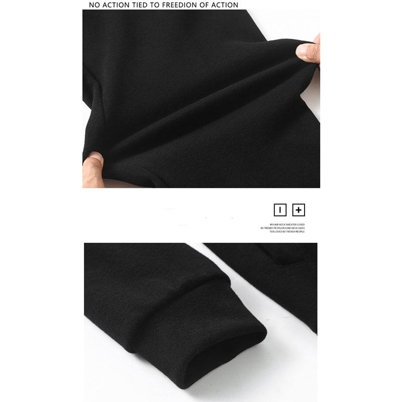 Сплошной цвет свитшот с круглым вырезом без капюшона, мужская футболка больших размеров, футболка Fat Guy, простой повседневный размер 4XL-10XL