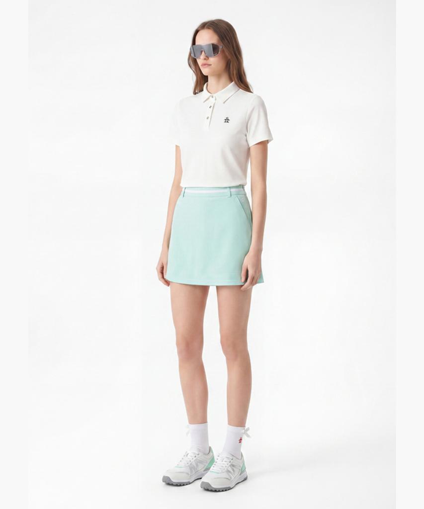 Meonsingweeo Women'S A-Line Back Pleated Skirt Mint Mr222Lsk42