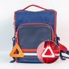 Lightweight Safety Keychain Triangle Shape Reflective Pendant Metal Ring  Backpack Accessories
