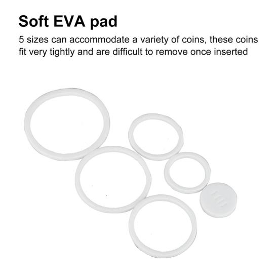 20 комплектов футляров для хранения монет для рекламы, продвижения продаж, мини-коробка для хранения монет, простой защитный прозрачный