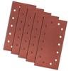 Velcro sandpaper 115 x 230 mm, K120, 5 pcs., with holes