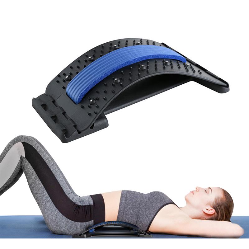 1Set Back Stretcher Lumbar Support Device For Posture Corrector Herniated Disc Scoliosis Sciatica Lower And Upper Back Stretcher
