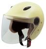 TNK Industries Speed Pit Free 51374 WL-303 Semi-Jet Helmet, Ivory, Ladies' (Under 57-58cm),
