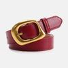 Sophisticated Pu Leather Womens Belt With Minimalist Design For Business Attire