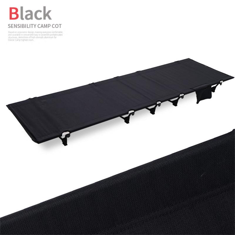 Aluminum Alloy + Oxford Cloth Portable Folding Bed Waterproof Breathable Bed Surface Non-slip