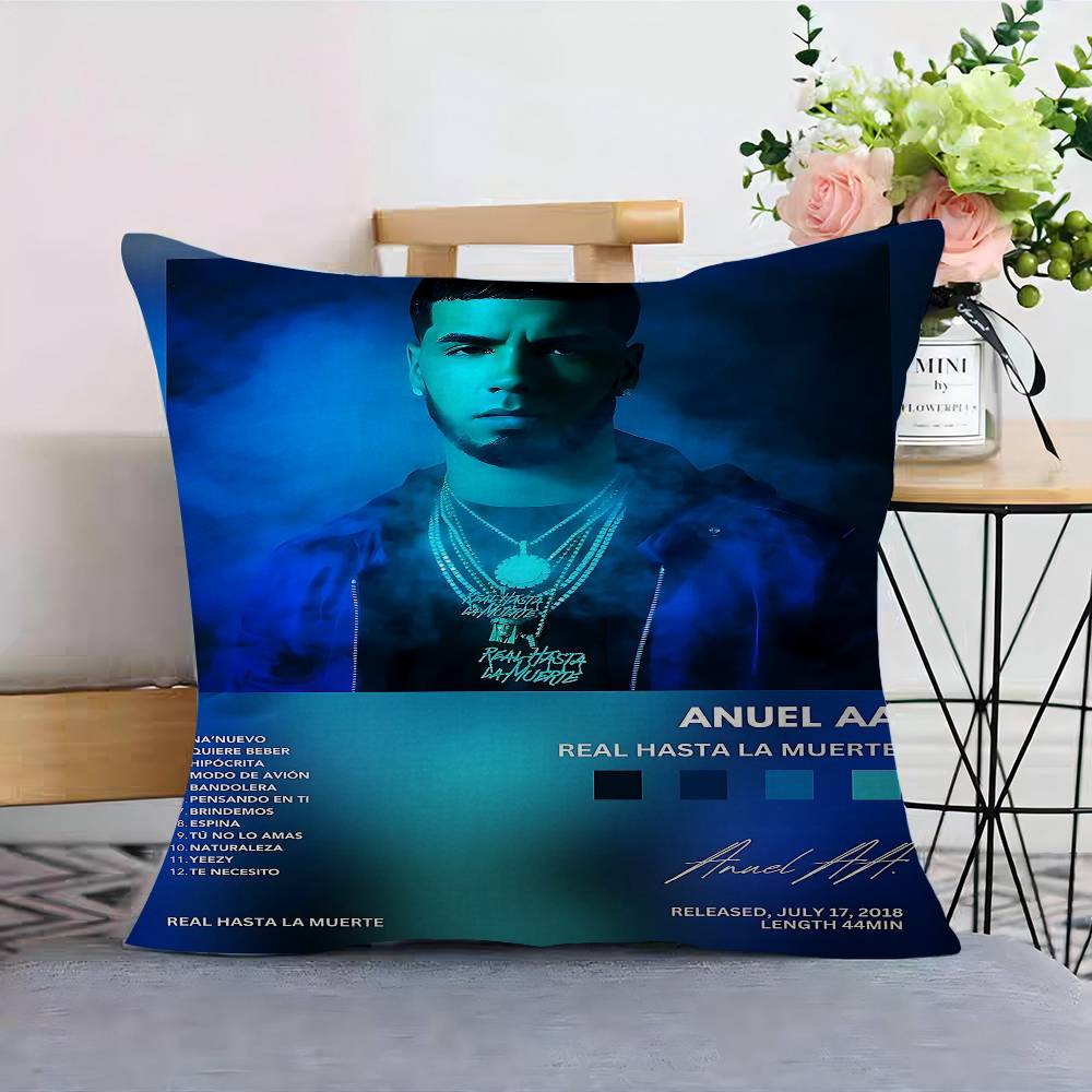 Рэпер Real A-Anuel AA Подушка-чехол Наволочка Обивка Диван Декоративная подушка Декор для дома Наволочка
