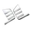 For Chevy FOR Silverado 2019-2026 Chrome Front Bumper Side Vent Cover Trim Bezel Bumper Decoration Styling