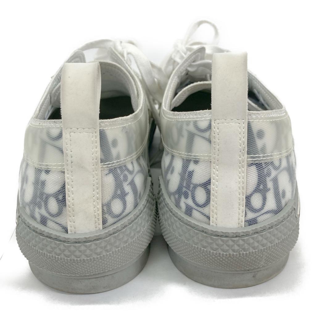 Dior LS0721 Oblige Low Top Shoes 41 Gray / whiteUsed