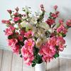 Flower Arrangements Silk Roses Wedding Realistic Home Event Decor Gift