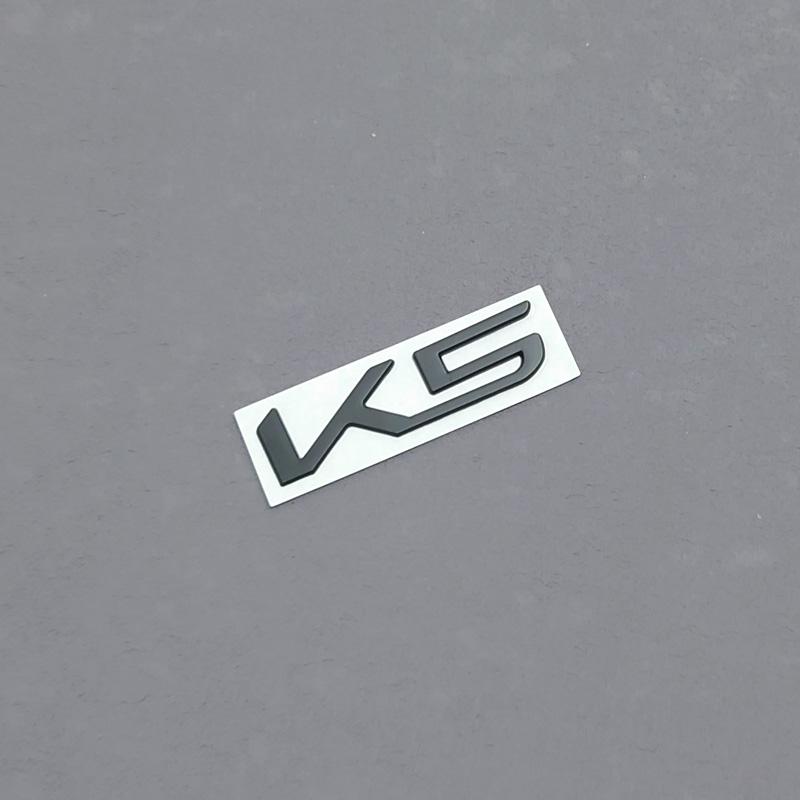 Car styling Metal Car Trunk Letters Decals Sticker For Kia New K3 K5 K8 Badge Emblem Stickers black red rdxbt90