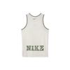 Nike Майка Dri-FIT DNA с логотипом, цвет: кремово-белый, зеленый, DX6137-133