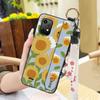 Oil Painting Flower Phone Case For UMIDIGI Bison X20 Wristband Wrist Strap Kickstand Soft Case Ring Protective Durable