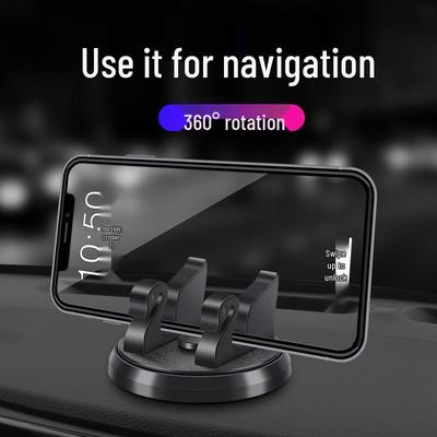 ПВХ Вращающийся на 360° Нескользящий Автомобильный Держатель для Телефона на Приборную Панель