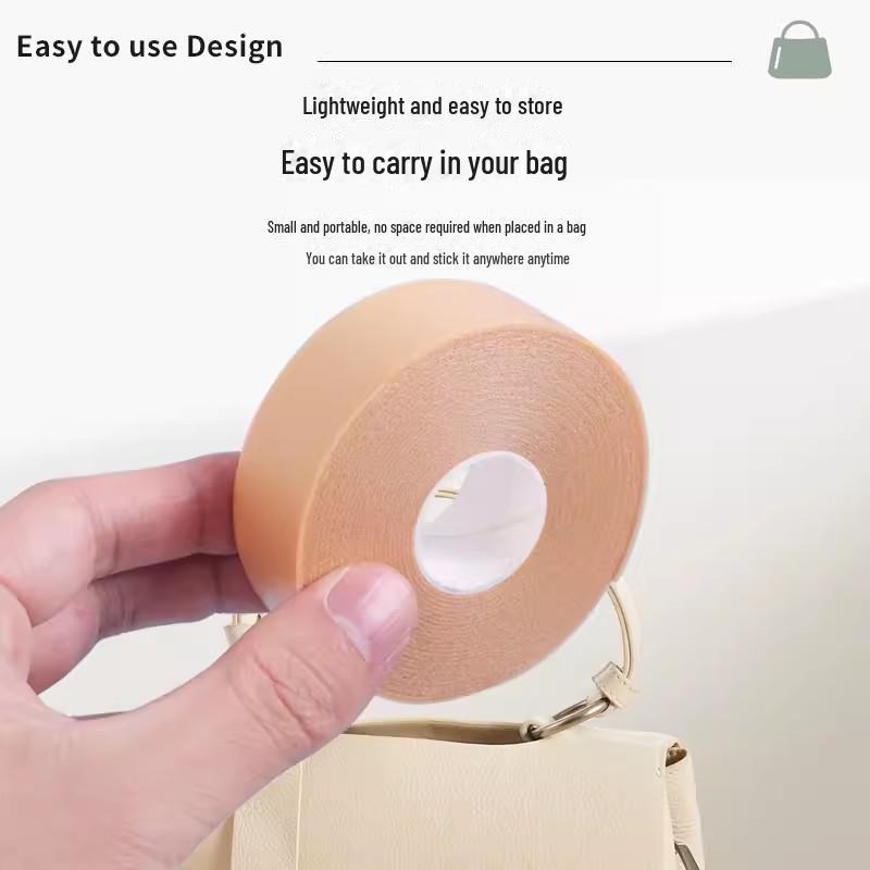 Женские самоклеящиеся противоскользящие наклейки на пятки: Невидимый антифрикционный материал, утолщенный для комфорта