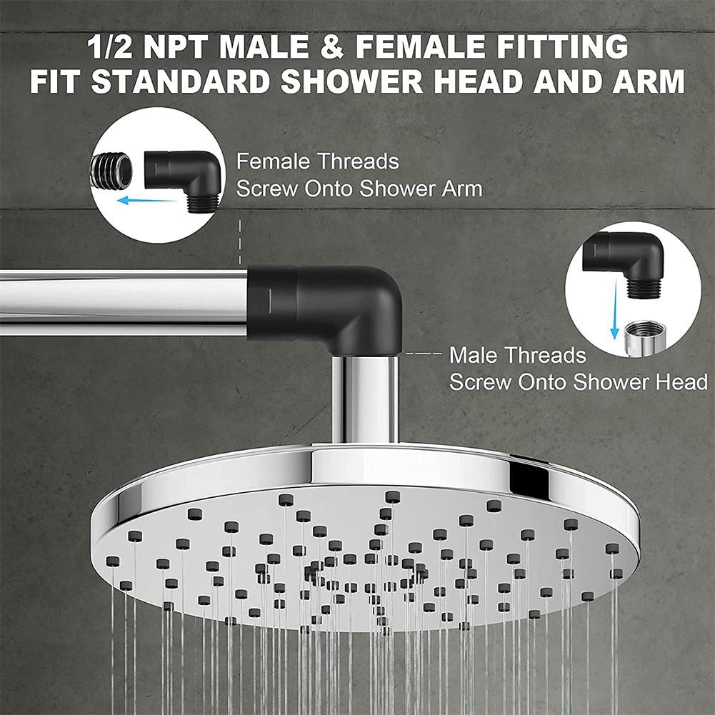 Угловой адаптер NPT 1/2 дюйма, 45,00x37,00x23,00 мм, 90 градусов