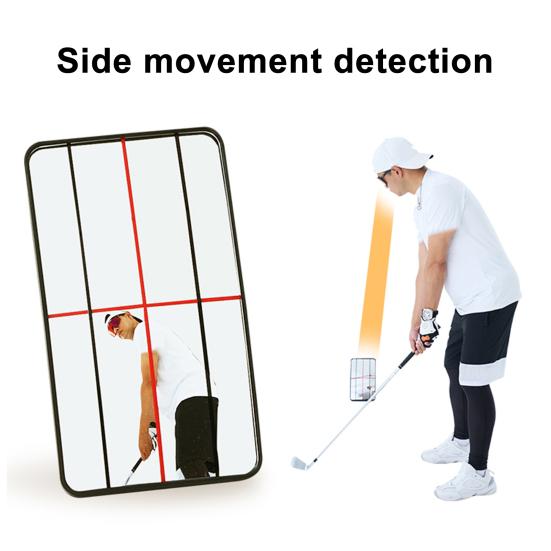 Зеркало для паттинга для гольфа Тренажер для паттинга для гольфа для точности, выравнивания, траектории свинга, аксессуар для практики гольфа в помещении и на открытом воздухе