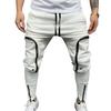 Autumn Pants Stylish Mid Waist Soft Men Pants Solid Color Drawstring Pants Autumn Pants Streetwear