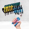 Screwdriver Holder Wall Mounted Pliers Wrench Storage Rack Multi Tool Hanging Organizer for Workshop Shed Garage Home