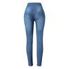 Women  Elastic ButtoPlus Loose Hole Denim Casual Small Feet Cropped Jeans