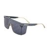 Dior Logo Brow Frame Sunglasses Unisex sunglasses Blue DIORCLUBM1U31B800